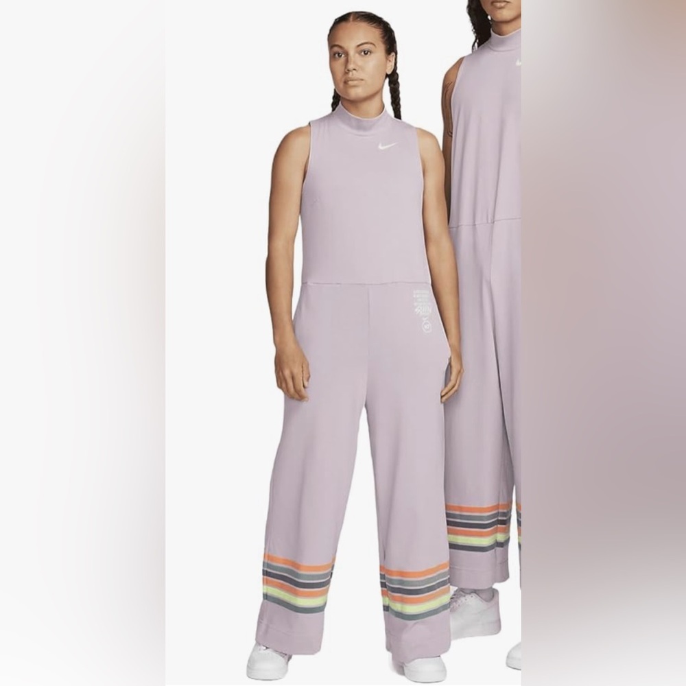 Nike Women's Pants & Jumpsuits Nike Sportwear Casual Jumpsuit In Lilac Size S